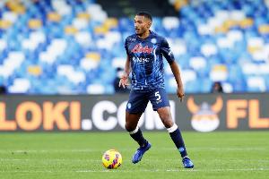 ewc-官方:那不勒斯后卫小胡安右大腿半膜肌出现拉伤性损伤,开始治疗